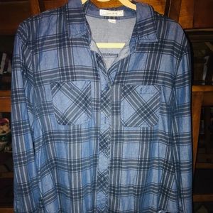 Adam Levine plaid shirt